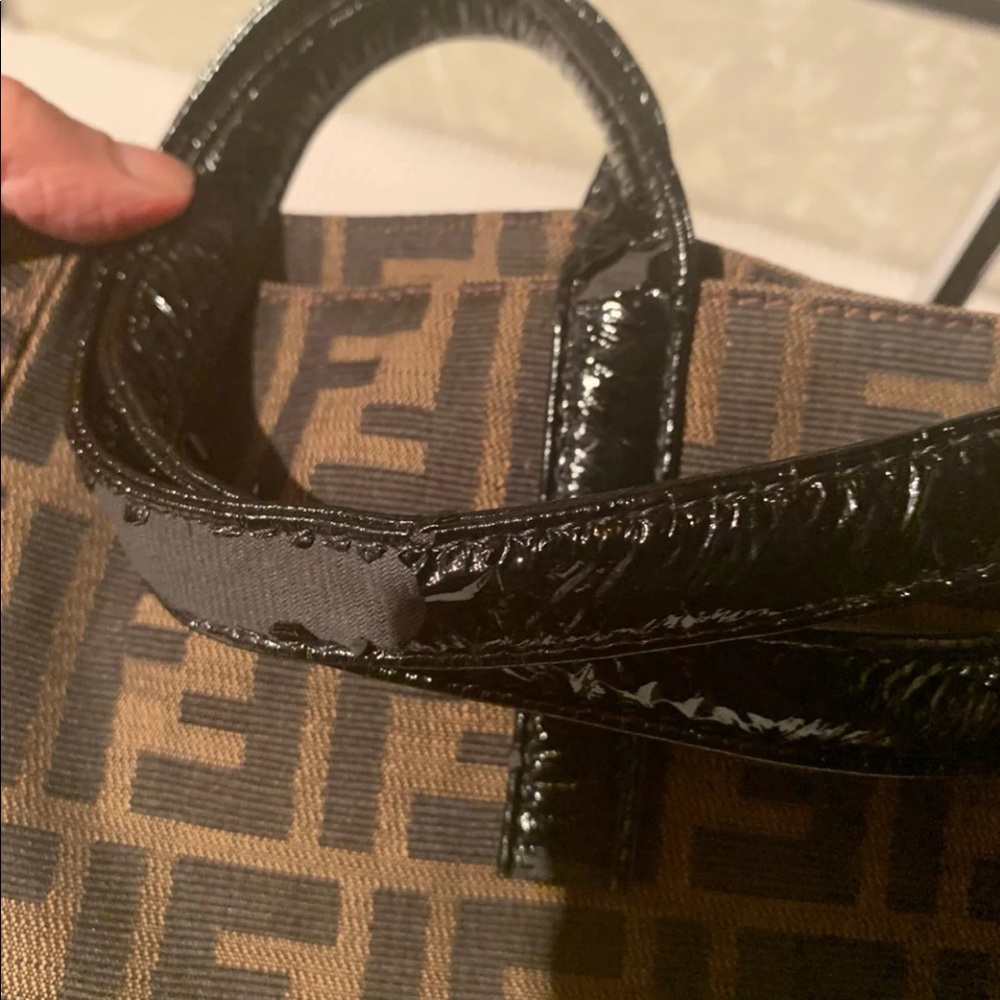 SOLD Vintage Fendi Small Tote - Picture 5 of 12